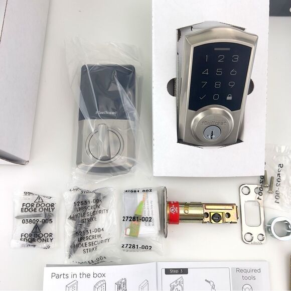 Kwikset Smartcode 270 Touchpad Electronic Lock Satin Nickel Finish - Picture 3 of 8